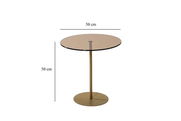 Chill-Out Sidobord 50x50 cm Guld/Brons - Hanah Home - Möbler - Bord & matgrupp - Avlastningsbord & sidobord - Brickbord & småbord