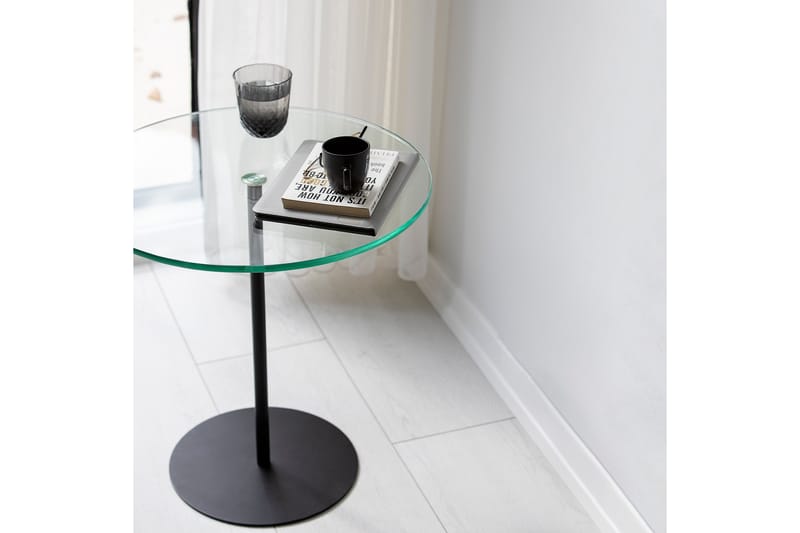 Sidobord Chill-Out 50x50 cm Svart - Hanah Home - Möbler - Bord & matgrupp - Avlastningsbord & sidobord - Brickbord & småbord