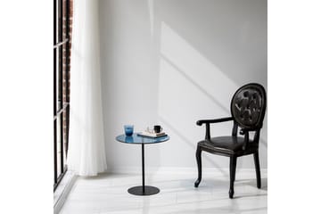 Sidobord Chill-Out 50x50 cm Svart/Blå - Hanah Home - Möbler - Bord & matgrupp - Avlastningsbord & sidobord - Brickbord & småbord