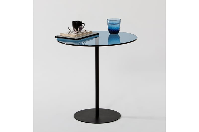 Sidobord Chill-Out 50x50 cm Svart/Blå - Hanah Home - Möbler - Bord & matgrupp - Avlastningsbord & sidobord - Brickbord & småbord
