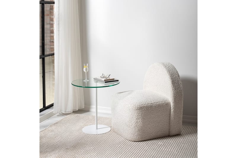 Sidobord Chill-Out 50x50 cm Vit - Hanah Home - Möbler - Bord & matgrupp - Avlastningsbord & sidobord - Brickbord & småbord
