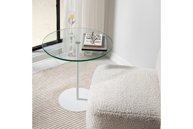 Sidobord Chill-Out 50x50 cm Vit - Hanah Home - Möbler - Bord & matgrupp - Avlastningsbord & sidobord - Brickbord & småbord