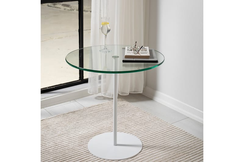 Sidobord Chill-Out 50x50 cm Vit - Hanah Home - Möbler - Bord & matgrupp - Avlastningsbord & sidobord - Brickbord & småbord