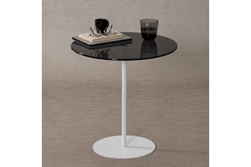 Sidobord Chill-Out 50x50 cm Vit/Mörkgrå - Hanah Home - Möbler - Bord & matgrupp - Avlastningsbord & sidobord - Brickbord & småbord