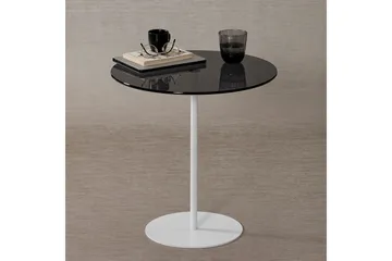 Chill-Out Sidobord 50x50 cm Vit/Mörkgrå - Hanah Home - Möbler - Bord & matgrupp - Avlastningsbord & sidobord - Brickbord & småbord