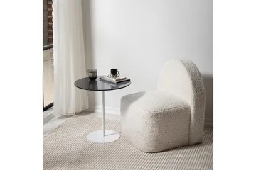 Chill-Out Sidobord 50x50 cm Vit/Mörkgrå - Hanah Home - Möbler - Bord & matgrupp - Avlastningsbord & sidobord - Brickbord & småbord