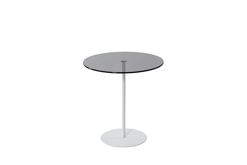 Chill-Out Sidobord 50x50 cm Vit/Mörkgrå, Hanah Home