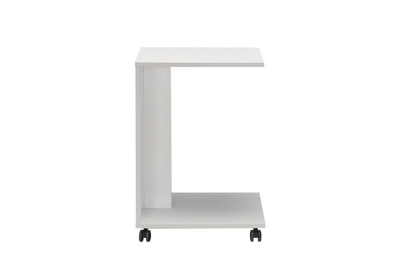 Sidobord Edwars Diamant / Vit - Vit - Möbler - Bord & matgrupp - Avlastningsbord & sidobord - Lampbord & sidobord