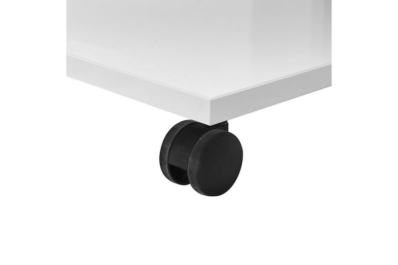 Sidobord Edwars Diamant / Vit - Vit - Möbler - Bord & matgrupp - Avlastningsbord & sidobord - Lampbord & sidobord