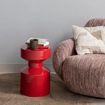 Sidobord Ferry 30 cm - Röd - Möbler - Bord & matgrupp - Avlastningsbord & sidobord - Lampbord & sidobord