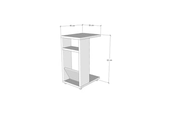 Sidobord Filint 30 cm - Marmor - Möbler - Bord & matgrupp - Avlastningsbord & sidobord - Lampbord & sidobord