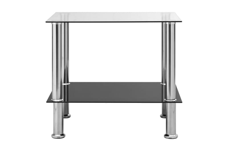 Sidobord genomskinligt 45x50x45 cm glas - Brickbord & småbord - Lampbord & sidobord