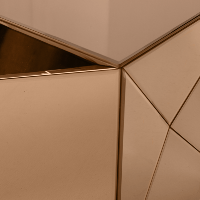 Sidobord Glintz 40 cm - Brun - Möbler - Bord & matgrupp - Avlastningsbord & sidobord - Lampbord & sidobord