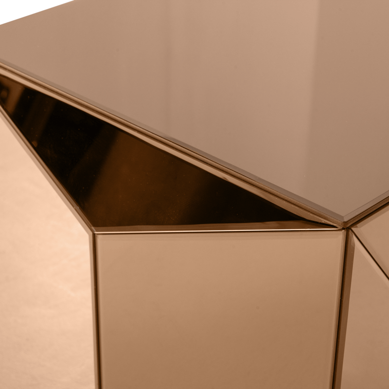 Sidobord Glintz 40 cm - Brun - Möbler - Bord & matgrupp - Avlastningsbord & sidobord - Lampbord & sidobord