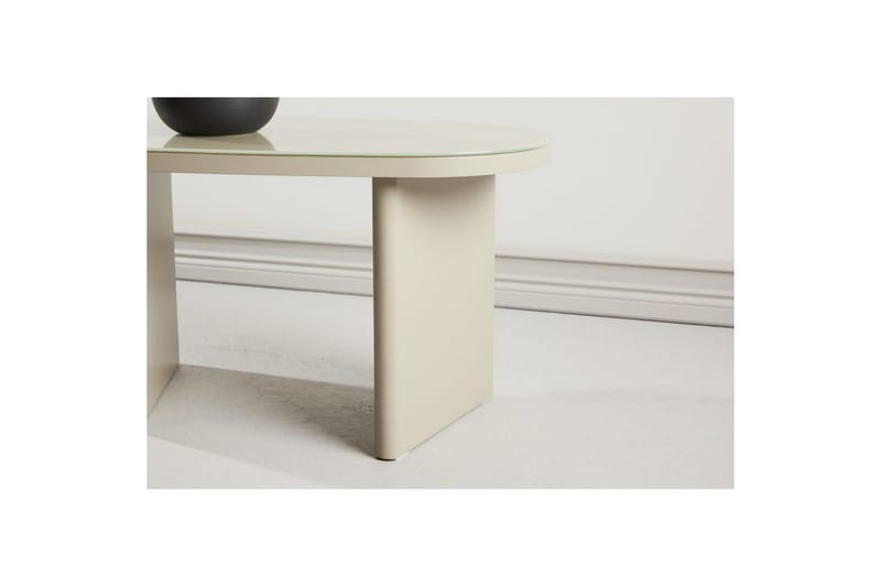 Sidobord Grönvik - Beige, 70 x 45 - Möbler - Bord & matgrupp - Avlastningsbord & sidobord - Lampbord & sidobord