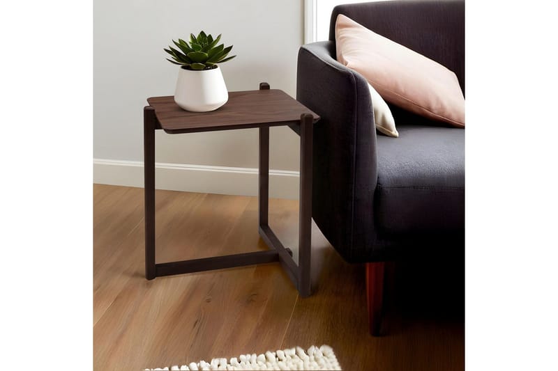 Sidobord Harven Valnöt - Mörkbrun - Möbler - Bord & matgrupp - Avlastningsbord & sidobord - Lampbord & sidobord