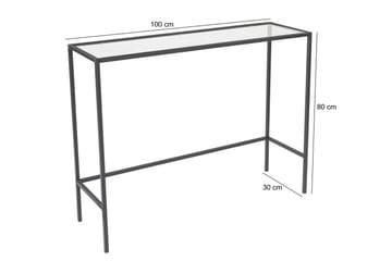 Sidobord Horacio 100 cm - Svart - Möbler - Bord & matgrupp - Avlastningsbord & sidobord - Lampbord & sidobord