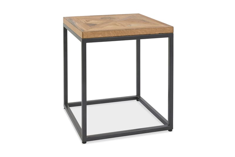 Sidobord Indus 45x45xh50 cm Grå Metallram - Möbler - Bord & matgrupp - Avlastningsbord & sidobord - Konsolbord & hallbord