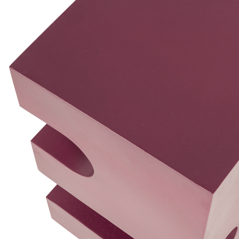 Sidobord Jessa 30 cm - Lila/Brun - Möbler - Bord & matgrupp - Avlastningsbord & sidobord - Lampbord & sidobord