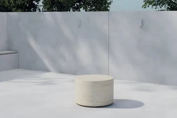 Sidobord Lissabon 60 cm Utomhus - Beige - Möbler - Bord & matgrupp - Avlastningsbord & sidobord - Brickbord & småbord