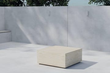 Sidobord Lissabon 80 cm Utomhus - Beige - Möbler - Bord & matgrupp - Avlastningsbord & sidobord - Brickbord & småbord