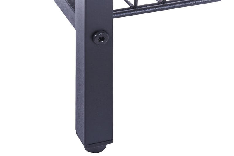 Sidobord mörkt trä med svart KENNER Black||Dark wood - Möbler - Bord & matgrupp - Avlastningsbord & sidobord - Brickbord & småbord