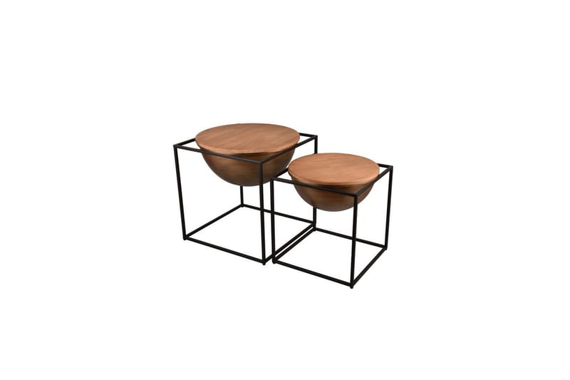 Sidobord Mirrors & More Celli 53 x 55 cm - 53 x 55 cm - Möbler - Bord & matgrupp - Avlastningsbord & sidobord - Lampbord & sidobord