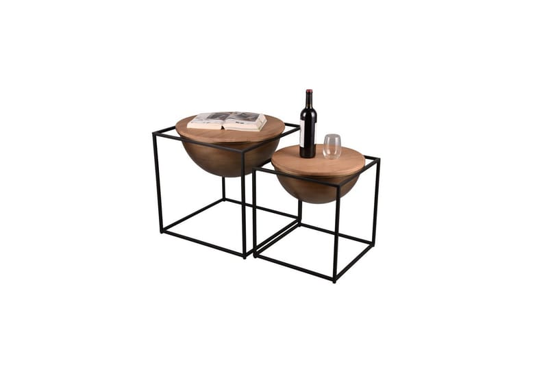 Sidobord Mirrors & More Celli 53 x 55 cm - 53 x 55 cm - Möbler - Bord & matgrupp - Avlastningsbord & sidobord - Lampbord & sidobord