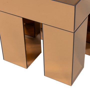 Sidobord Mirrox 45 cm - Brun - Möbler - Bord & matgrupp - Avlastningsbord & sidobord - Lampbord & sidobord