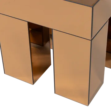 Sidobord Mirrox 45 cm - Brun - Möbler - Bord & matgrupp - Avlastningsbord & sidobord - Brickbord & småbord