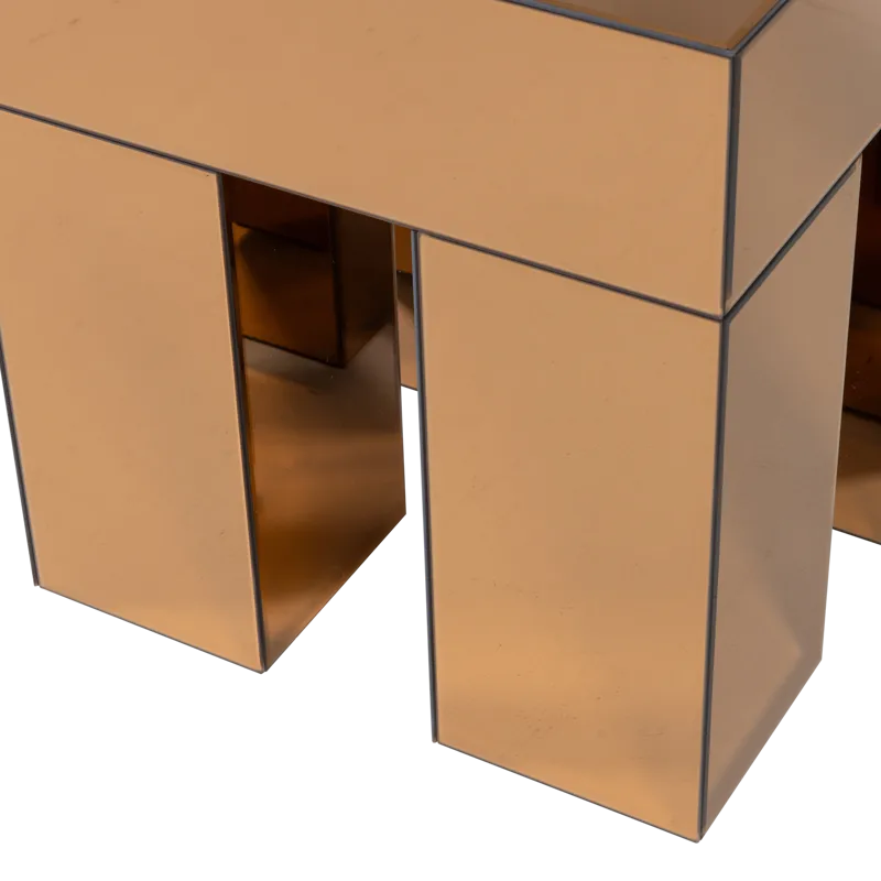 Sidobord Mirrox 45 cm - Brun - Möbler - Bord & matgrupp - Avlastningsbord & sidobord - Brickbord & småbord