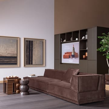 Sidobord Mirrox 45 cm - Brun - Möbler - Bord & matgrupp - Avlastningsbord & sidobord - Lampbord & sidobord