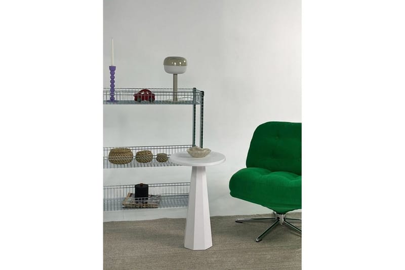 Sidobord Miu Vit - Vit - Möbler - Bord & matgrupp - Avlastningsbord & sidobord - Lampbord & sidobord