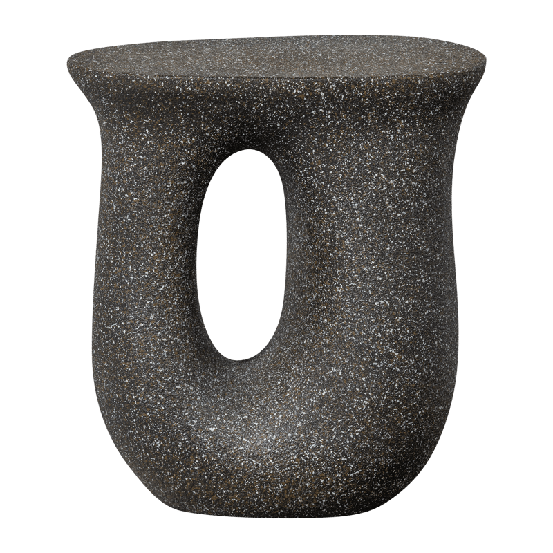 Sidobord Moson 40 cm, Svart