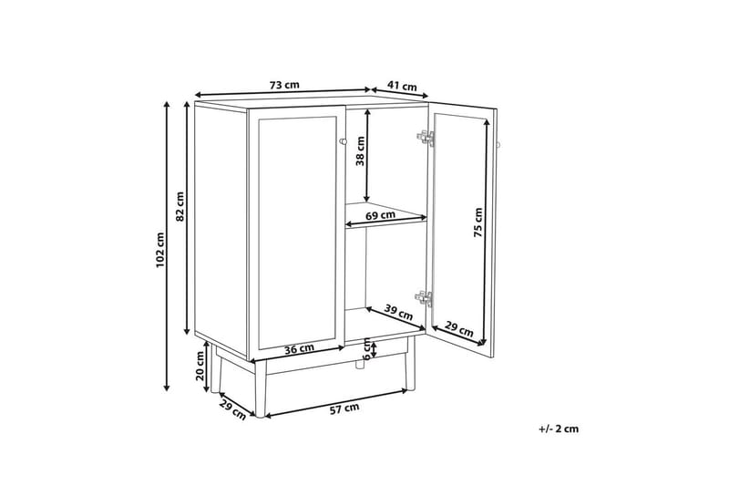 Sidobord Nivo - Möbler - Bord & matgrupp - Avlastningsbord & sidobord - Lampbord & sidobord