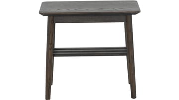 Sidobord Olsund med Hylla - Brun, vitpigmenterad - Möbler - Bord & matgrupp - Avlastningsbord & sidobord - Brickbord & småbord