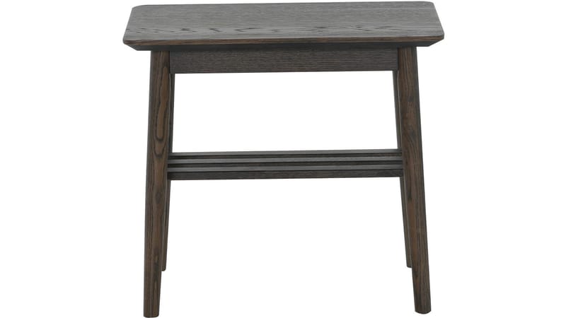 Sidobord Olsund med Hylla - Brun, vitpigmenterad - Möbler - Bord & matgrupp - Avlastningsbord & sidobord - Brickbord & småbord