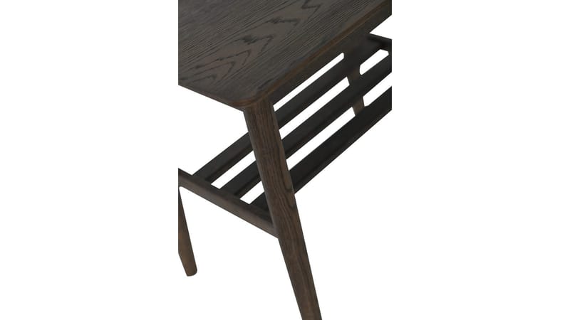 Sidobord Olsund med Hylla - Brun, vitpigmenterad - Möbler - Bord & matgrupp - Avlastningsbord & sidobord - Brickbord & småbord