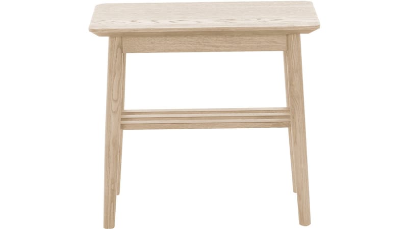 Sidobord Olsund med Hylla - Vitpigmenterad - Möbler - Bord & matgrupp - Avlastningsbord & sidobord - Brickbord & småbord