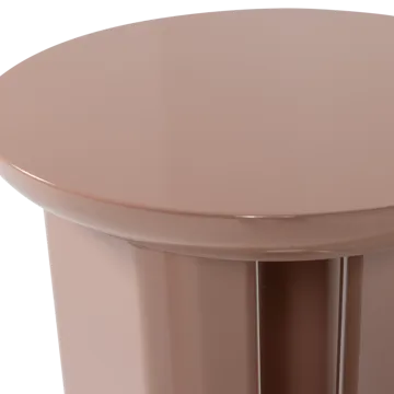 Sidobord Orivo 40 cm Rund - Gammalrosa - Möbler - Bord & matgrupp - Avlastningsbord & sidobord - Lampbord & sidobord