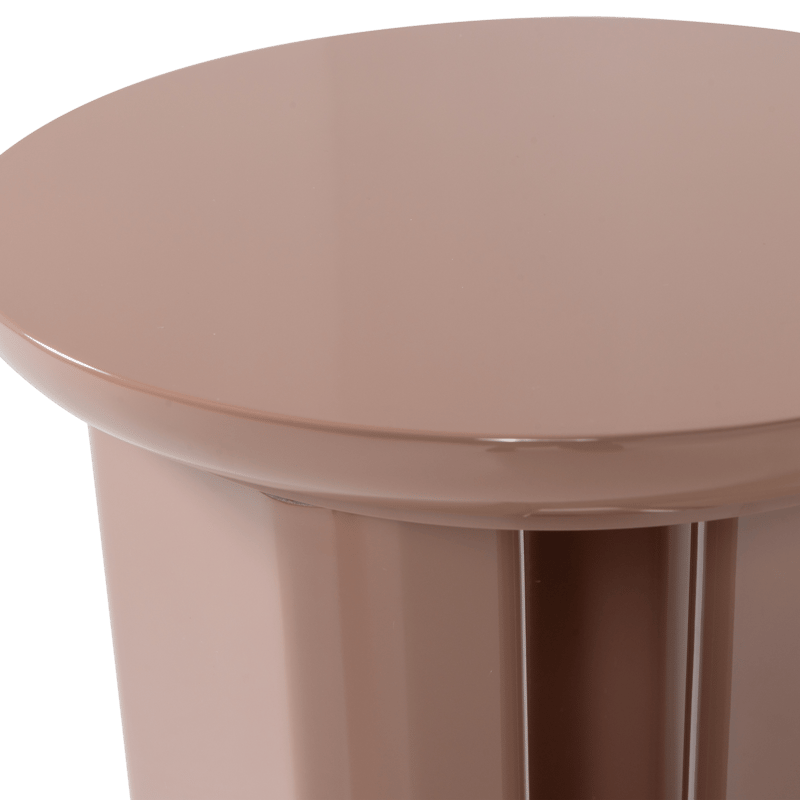 Sidobord Orivo 40 cm Rund - Gammalrosa - Möbler - Bord & matgrupp - Avlastningsbord & sidobord - Lampbord & sidobord