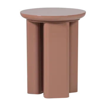 Sidobord Orivo 40 cm Rund - Gammalrosa - Möbler - Bord & matgrupp - Avlastningsbord & sidobord - Lampbord & sidobord