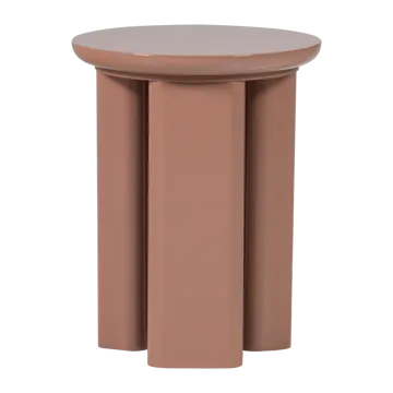 Sidobord Orivo 40 cm Rund - Gammalrosa - Möbler - Bord & matgrupp - Avlastningsbord & sidobord - Lampbord & sidobord