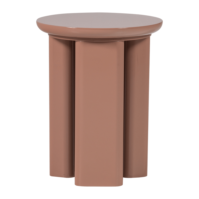 Sidobord Orivo 40 cm Rund - Gammalrosa - Möbler - Bord & matgrupp - Avlastningsbord & sidobord - Lampbord & sidobord