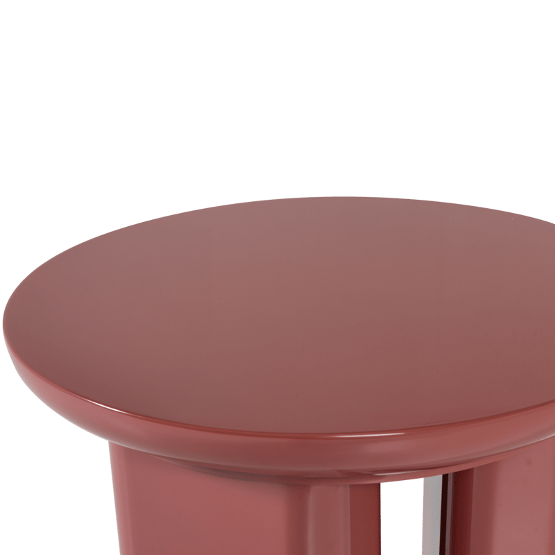 Sidobord Orivo 40 cm Rund - Röd/Rosa - Möbler - Bord & matgrupp - Avlastningsbord & sidobord - Lampbord & sidobord