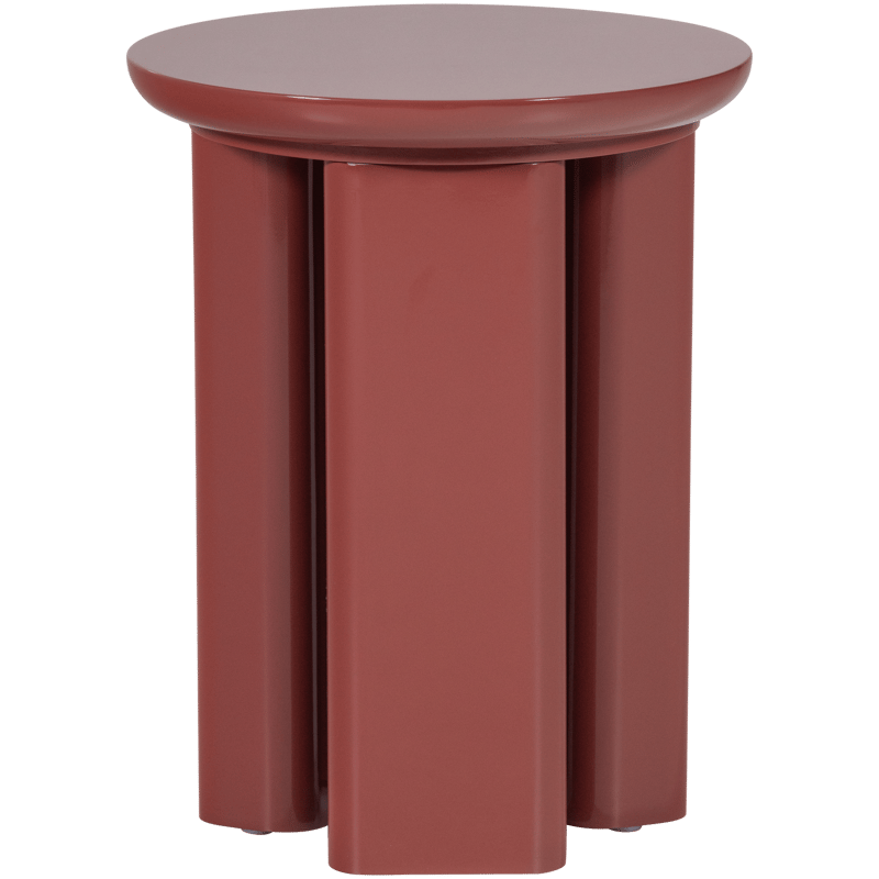 Sidobord Orivo 40 cm Rund - Röd/Rosa - Möbler - Bord & matgrupp - Avlastningsbord & sidobord - Lampbord & sidobord