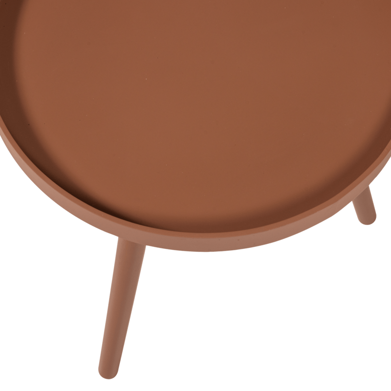 Sidobord Sasha 41 cm Rund - Gammalrosa - Möbler - Bord & matgrupp - Avlastningsbord & sidobord - Lampbord & sidobord