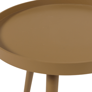 Sidobord Sasha 41 cm Rund - Honungsgul - Möbler - Bord & matgrupp - Avlastningsbord & sidobord - Lampbord & sidobord