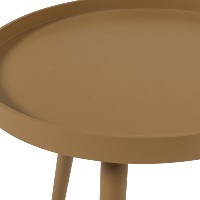 Sidobord Sasha 41 cm Rund - Honungsgul - Möbler - Bord & matgrupp - Avlastningsbord & sidobord - Lampbord & sidobord