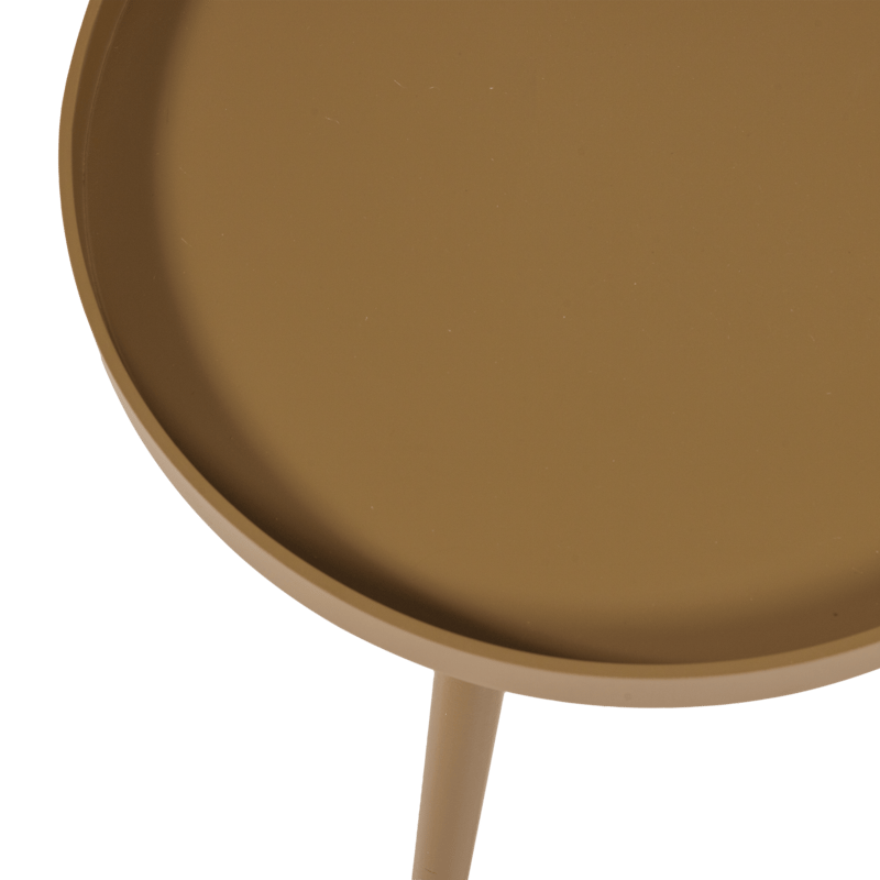 Sidobord Sasha 41 cm Rund - Honungsgul - Möbler - Bord & matgrupp - Avlastningsbord & sidobord - Lampbord & sidobord